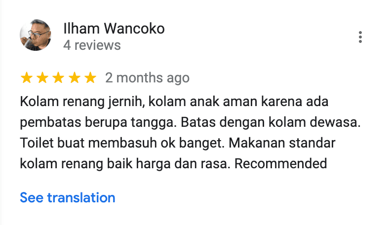 Review Google TASA
